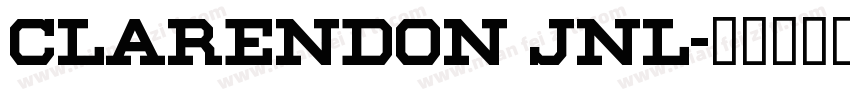 clarendon jnl字体转换